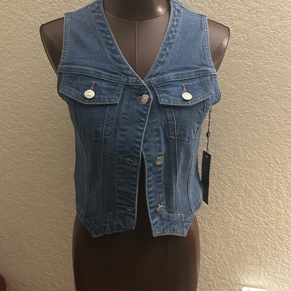 Emerson Lang Jean vest top